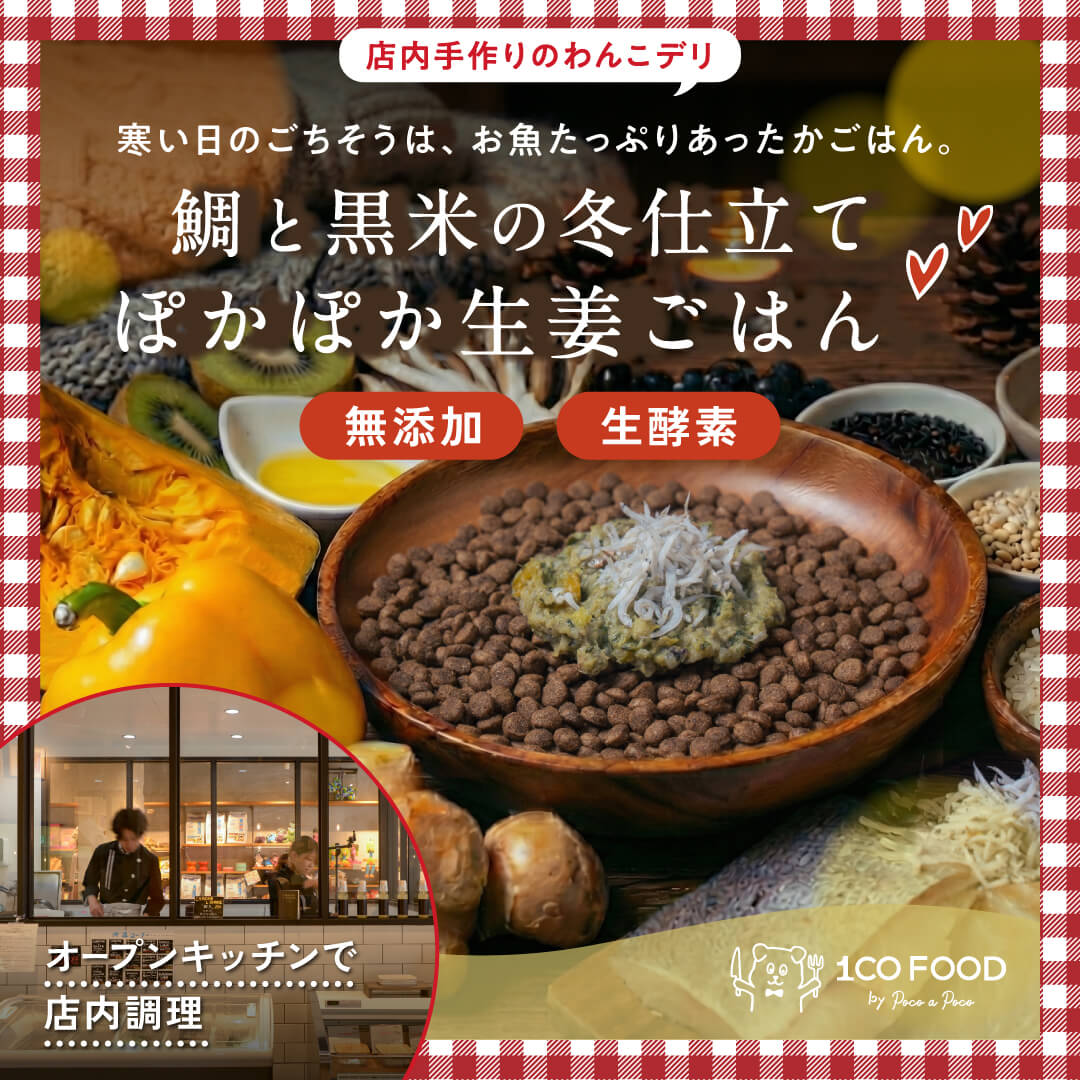 鯛と黒米の冬仕立て ぽかぽか生姜ごはん