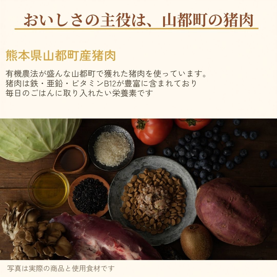 オーガニックのまちで育った猪ごはん
