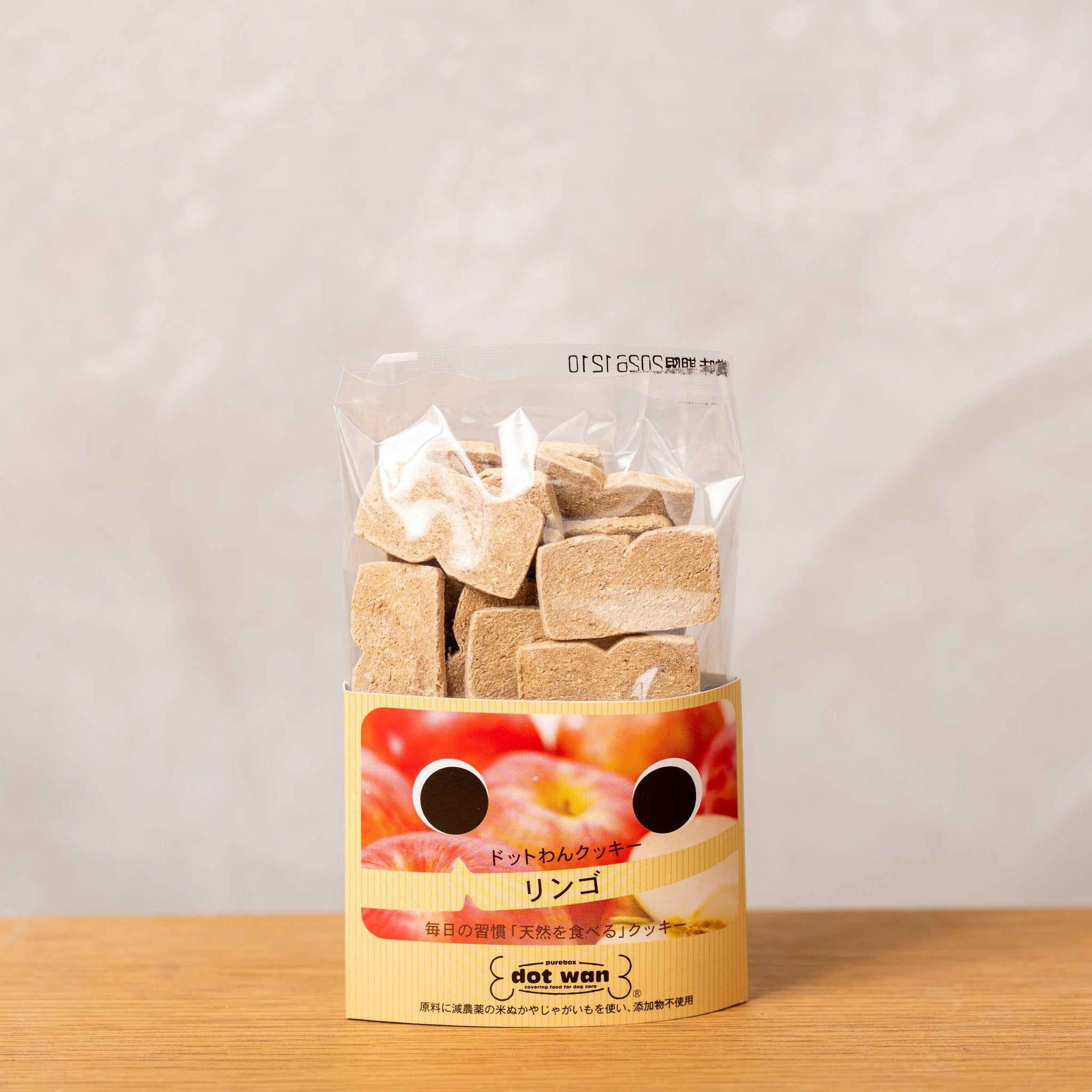 ドットわん りんごクッキー パッケージ