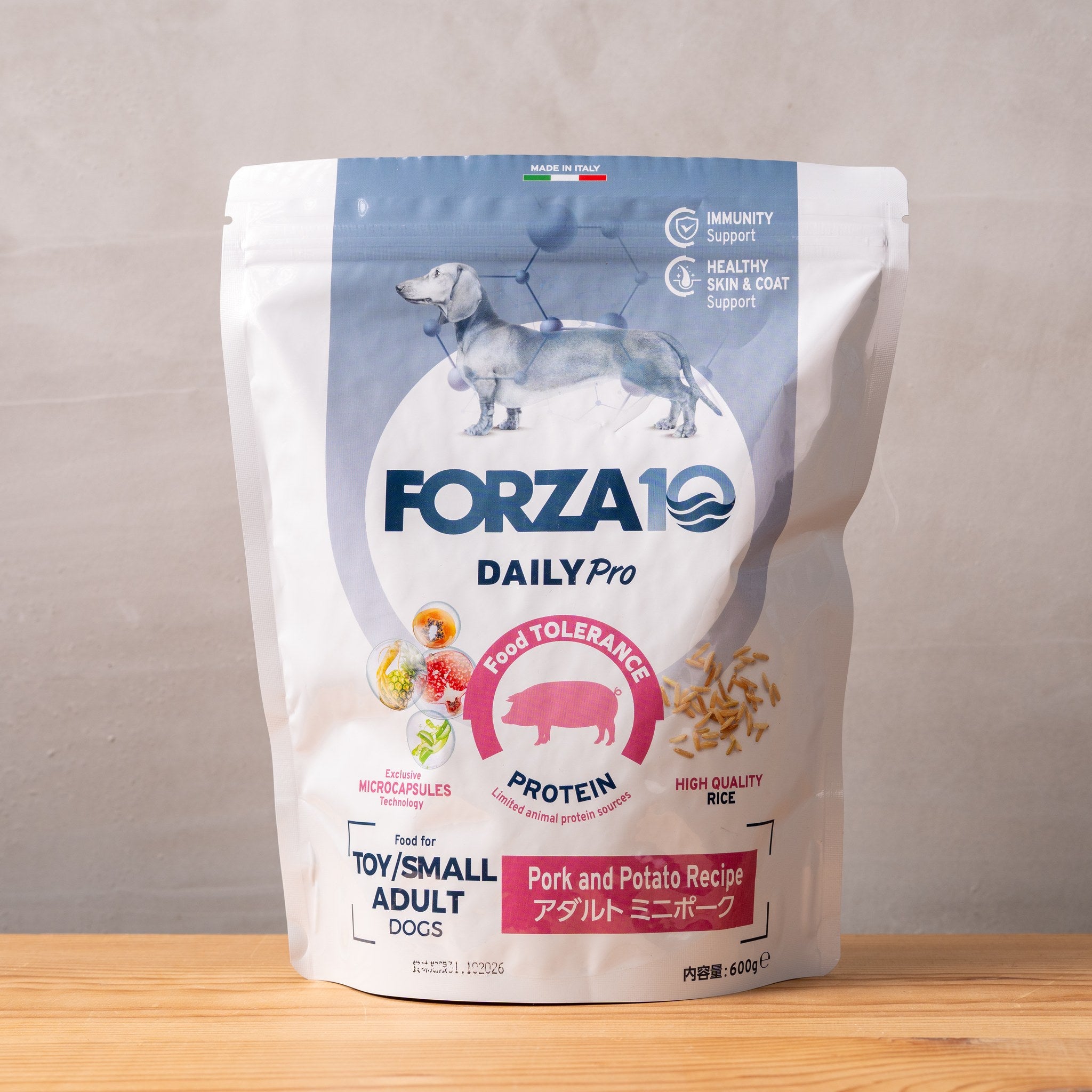 FORZA10 デイリープロ アダルト ミニポーク 600g パッケージ