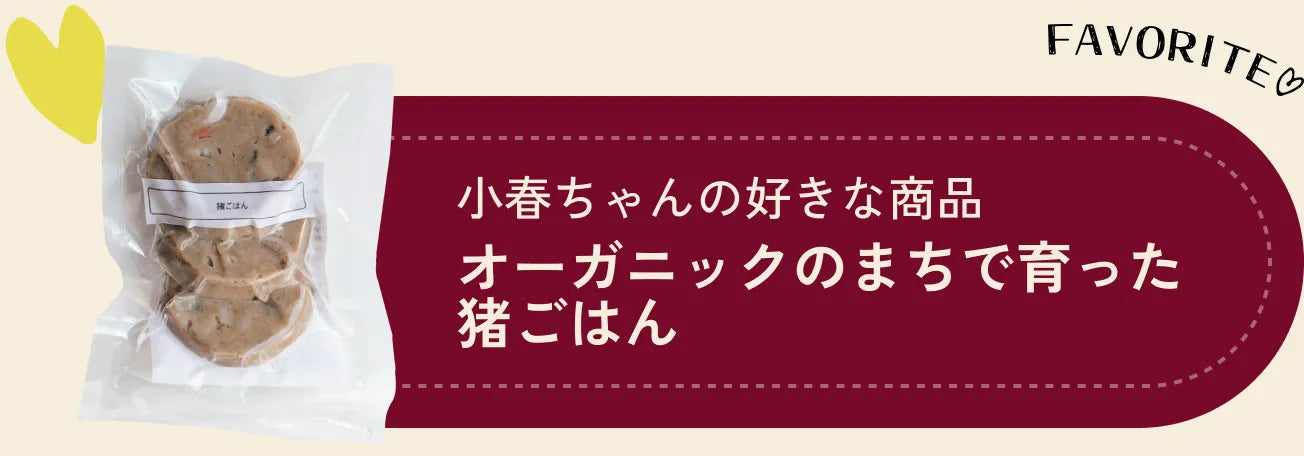 オーガニックのまちで育った猪ごはん